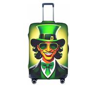 Copertura protettiva per bagagli, alla moda, con stampa "Happy St Patrick's Day", accessorio da viaggio estetico, cerniera invisibile, bianco, XL