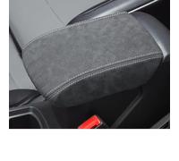 Copertura Protettiva Per Bracciolo Auto Pelle Scamosciata Parte Centrale Interna Adatta Per VW T-roc Troc 2019 2020 2021 2022 2023(Suede-Titanium)