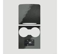 Copertura protettiva per console centrale cruscotto in vera fibra di carbonio, per modello 3 e modello Y (2021-2022), finitura opaca o lucida, antigraffio (lucido)