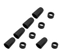 Copertura Protettiva per Flauto Giunto, Plastica Nera, 5 Set | Montaggio e Smontaggio, per Custodia Interna dello Strumento, Stile Semplice, Aiuta a Limitare Urti