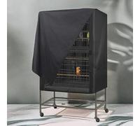 Copertura protettiva per gabbia per uccelli in tessuto Oxford 210D, impermeabile e antipolvere, perfetta per gabbie da 48 x 48 x 102 cm, migliora lo spazio abitativo degli uccelli (97 x 61 x 122 cm)