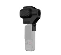 Copertura protettiva per giunto cardanico magnetico per DJI Pocket 4 Pro, stampo 1:1, protezione completa, ultra-leggero, 23,6 g, in ABS antigraffio, classico bicolore con foro per cordino, nero