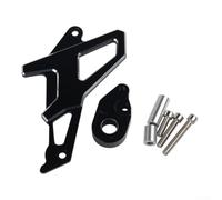 Copertura protettiva per ingranaggi moto CRF250L 2012-2018, copertura protettiva per pignone catena in lega di alluminio, rosso/nero/blu (nero)