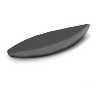 Copertura protettiva per kayak per stoccaggio e trasporto con materiale impermeabile e chiusura regolabile a rullo e clip (300mgrey)