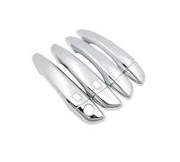 Copertura protettiva per maniglia della porta Adesivo In Fibra Carbonio Cromato Nero Lucido Per Peugeot 208 E-208 MK2 P21 2019~2023 Con Guida A Sinistra(Type D)