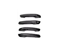 Copertura protettiva per maniglia della porta Per A4 B9 A5 2017-2019 Maniglia Esterna Porte Copertura Ciotola Delle Porte LHD ABS Texture Carbonio Nero Brillante(Style 3)