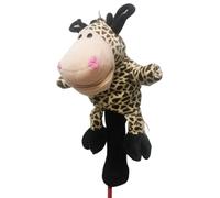 Copertura protettiva per mazze da golf, 12,7 cm, in peluche, per conducenti e boschi, design con animali con vestibilità sicura, adorabile accessorio da golf per uomini, donne, golfisti, regalo