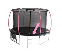 copertura protettiva per molle per trampolino sport max 6 ft nero-rosa