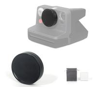 Copertura protettiva per obiettivo per Polaroid Now 2/3/Now + 2/3, copriobiettivo in lega di alluminio, resistente ai graffi, Nero , Copriobiettivo per Polaroid NOW 2/3/ NOW + 2/3