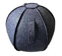 Copertura protettiva per palla da yoga e pilates, in feltro, adatta per palla da yoga, 55 cm, 65 cm, 75 cm, design pieghevole per la longevità della palla da ginnastica (75 cm)