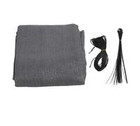 Copertura protettiva per recinzione da balcone, protezione UV HDPE, protezione da sguardi indiscreti per ponti, terrazza, cortile, piscina all'aperto (grigio scuro)