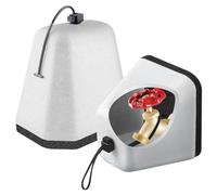 Copertura protettiva per rubinetto da esterno, protezione antigelo per rubinetto da giardino, due coperture per rubinetto esterno per il periodo invernale, per la protezione di giardino, cortile