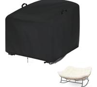 Copertura protettiva per sedia a dondolo in tessuto Oxford 210D impermeabile con orlo elastico per evitare che voli via e danni causati dalle intemperie