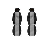 F-CORE Copertura protettiva per sedili PS06 per IVECO EUROSTAR 10.308 1999-2002 Grigio