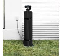 Copertura protettiva per serbatoi addolcitore d'acqua con tessuto Oxford 600D e interno in pile per ridurre l'accumulo di umidità in ambienti freddi o umidi (23 x 122 cm)