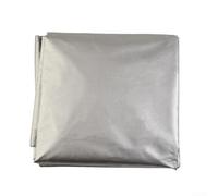 Copertura protettiva per serbatoio IBC, 1000 l, in lamina isolante 210D, grigia, resistente alle intemperie, con alette per stoccaggio dell'acqua all'aperto, 120 x 100 x 116 cm