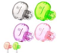 Copertura protettiva per spazzolino da denti, cappucci coprispazzolino, Custodia protettiva da viaggio per spazzole, Custodia con cappuccio ClipCover per spazzolatura dei denti - Custodia portatile da