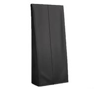 Copertura protettiva per specchietto retrovisore 420D, in tessuto Oxford ispessito, con cerniera, per specchi da pavimento, antipolvere, umidità, colore nero (42 x 5 x 150 cm)