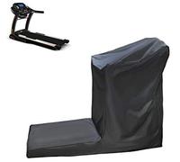 Copertura protettiva per tapis roulant running machine con cerniera per esterni o interni, copertura impermeabile per tapis roulant casa palestra nero (M 185 x 90,9 x 154,9 cm)