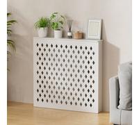 Copertura protettiva per termosifone, in PVC impermeabile, design cavo, soluzione decorativa per riscaldamento domestico, protezione su quattro lati per una maggiore sicurezza e stile