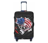 Copertura protettiva per valigia, copertura per valigia, con trotta larga e spigola negli Stati Uniti, antigraffio, per bagagli, Nero , x-large