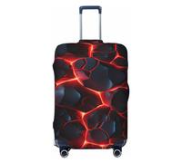 Copertura protettiva per valigia da viaggio con texture astratta in spandex, con texture astratta in , stampata su entrambi i lati, adatta a bagagli da 18 a 32 pollici, custodia per valigia per bambi