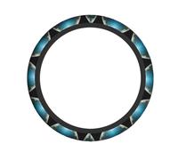 Copertura protettiva per volante con tartaruga tropicale (38,1 cm), morbida, traspirante e resistente, adatta per auto sportive e auto