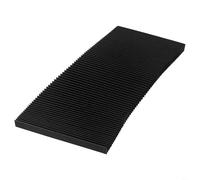 Copertura protettiva piatta per soffietto a fisarmonica per fresatrice CNC Tool Guide Rail Shield Telescopica Vite Organo Piastra di copertura (150 mm)