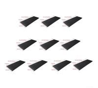 Copertura protettiva piatta per soffietto a fisarmonica per fresatrice CNC Tool Guide Rail Shield Telescopica Vite Organo Piastra di copertura (170 mm)
