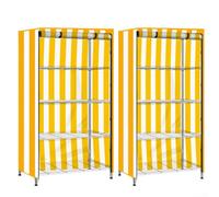 Copertura protettiva resistente per scaffali, design trasparente per una facile visualizzazione, impermeabile per la massima protezione dell'oggetto (B)