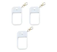 Copertura protettiva riutilizzabile in silicone per bottiglie profumate da 30 ml sapone per le mani custodia flessibile con portachiavi in silicone