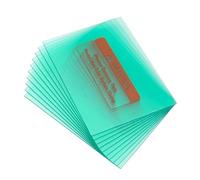 Copertura protettiva trasparente per saldatura, in policarbonato, resistente al fuoco e anti-goccia, per sostituire il casco da saldatura, protegge contro gli schizzi di saldatura e (115 x 90 mm)