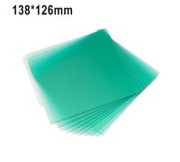 Copertura protettiva trasparente per saldatura, in policarbonato, resistente al fuoco e anti-goccia, per sostituire il casco da saldatura, protegge contro gli schizzi di saldatura e (138 x 126 mm)