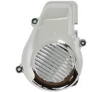 Copertura Protezione Coperchio Turbina Motore Moto Ciclomotore Cromo Compatibile