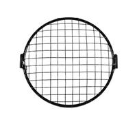 Copertura protezione faro griglia 6.3" Retro Motorcycle Headlight Head Lamp Grill Side Mount Cover Moto Lampada Protettiva Griglia Nero