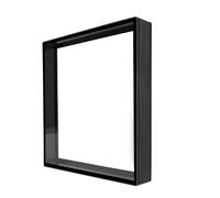 Copertura quadrata anti-touch in lega di alluminio da 56 cm for proiettore olografico 3D Ventola da 52 cm Copertura protettiva for luce a LED Display di sicurezza per insegne di negozi aziendali, bar,