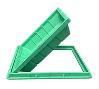 Copertura quadrata e con base (59,9 x 60,9 cm) -, resistente alle intemperie, ideale per giardini e terrazze, facile da installare, vestibilità sicura.