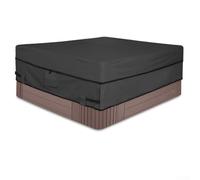 Copertura quadrata per piscina in poliestere impermeabile con finitura riflettente UV e gestione del flusso d'aria (203 x 203 x 50 cm)