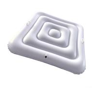 Copertura quadrata per vasca da bagno da 135 cm, design per un uso efficiente di energia e una maggiore durata della vasca (bianco A)