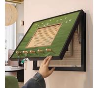 Copertura Quadro Elettrico Copertura per Scatola Interruttori in Stile Medievale, Copertura per Quadro Elettrico in Rattan con Gancio, Pittura Decorativa per Scatola(A,80 x 60 cm (31.5 x 23.6 in))