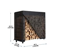 Copertura rack legna da ardere da esterno resistente impermeabile traspirante 48