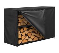Copertura rack legna da ardere impermeabile con doppie cerniere in tessuto Oxfor