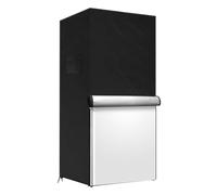 COPERTURA REFRIGRATORE ESTERNO - COPERTURA DEL CONTIFIS | Panno Di Protezione Frigorifero Bevanda Colore Nero, Chiusura Magnetica Blocco UV Fridge Copertura Portatile Per Dormitorio C