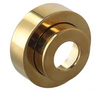 Copertura regolabile per soffione doccia retrattile ispessito accessorio bagno rame design moderno diverse opzioni di colore 7 * 7 cm (oro)