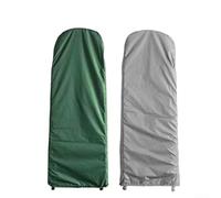 Copertura resistente ai raggi UV per uso esterno, previene i danni del sole e la penetrazione dell'acqua (50 x 124 x 6,5 cm, verde)