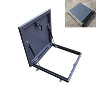 Copertura resistente alle intemperie, 101,6 x 101,6 cm, porta di accesso per mansarda, coperchio sicuro per lucernario per la casa, adatta per aperture del tetto da 40 x 40 a 91 x 91 cm, soluzione di