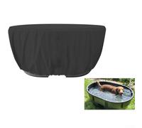 Copertura resistente alle intemperie per giardini all'aperto in tessuto Oxford 210D, protegge serbatoi d'acqua da 50, 100, 150 galloni (50 galloni)