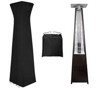 Copertura resistente alle intemperie per riscaldatore da terrazza con robusto tessuto Oxford, apertura con cerniera, orlo elastico e ventilazione per riscaldatori esterni in stile piramide (1)