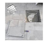 Copertura resistente della botola dell'acciaio inossidabile, progettazione invisibile quadrata, coperchio del carro armato settico personalizzabile con la struttura, uso all'aperto