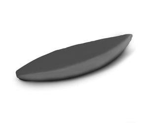 Copertura resistente per KAYAK 300 cm/350 cm, impermeabile Oxford per canoa barca, con clip regolabile per rotolo per protezione da viaggio all'aperto, grigio (300 mt), grigio